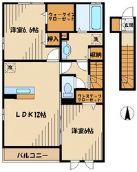 フォンテーヌ聖蹟II　　　　の物件間取画像